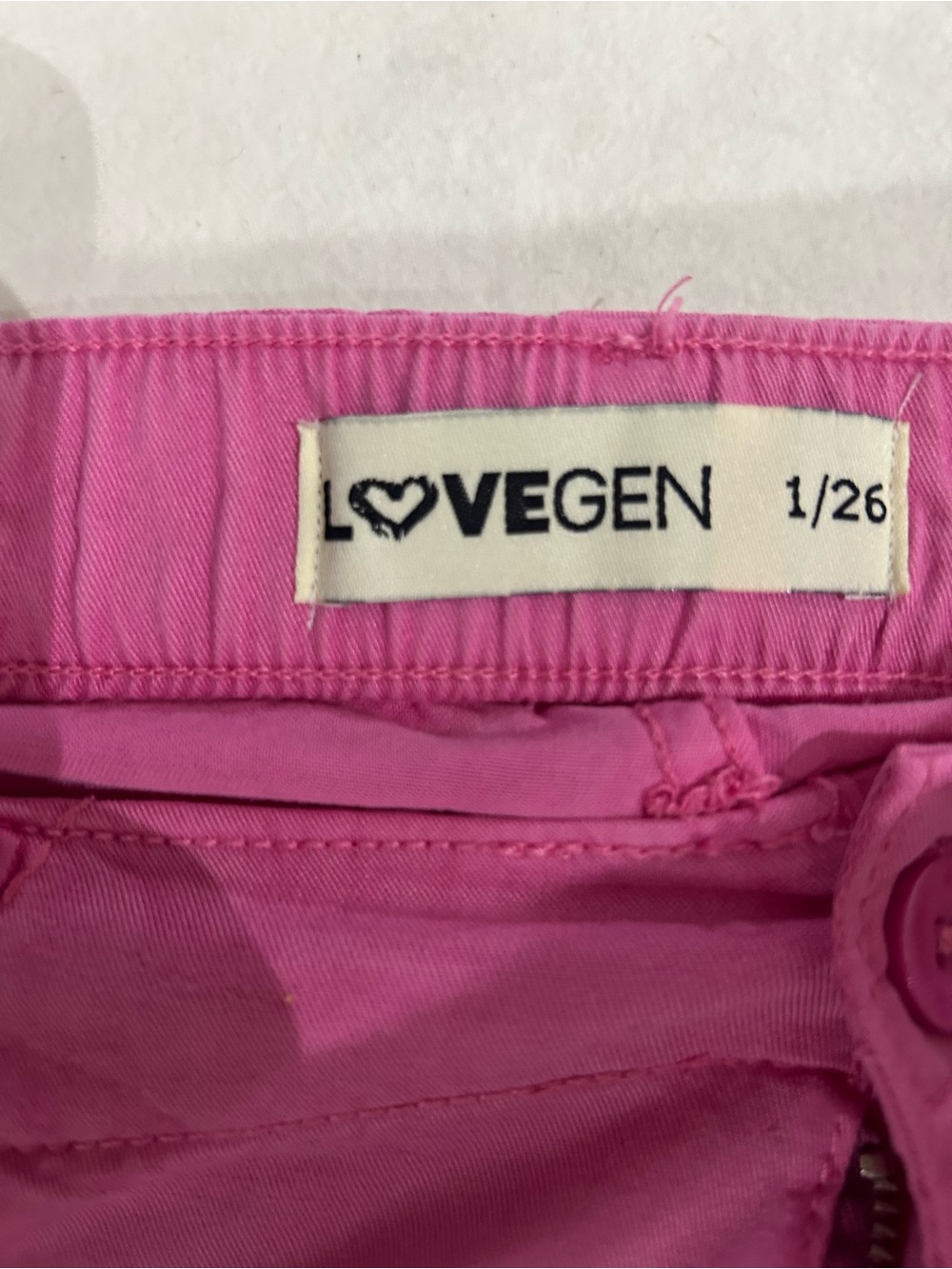 Women’s Cargo Tie-Waist Pants in Hot Pink - Picture 7 of 9